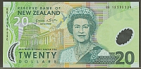 New Zealand, P-187 (New Variety) 2013 $20 (polymer) Note, GemCU